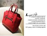 พร้อมส่ง มาใหม่!! กระเป๋าLuluhouse รุ่นL128-02RPur กระเป๋าสวยเกาหลี ทำด้วยหนัง PU อย่างดี เนี๊ยบดีสว